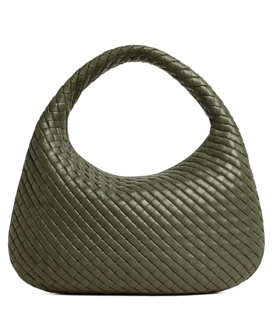 Veneta Intrecciato Medium Leather Shoulder Bag