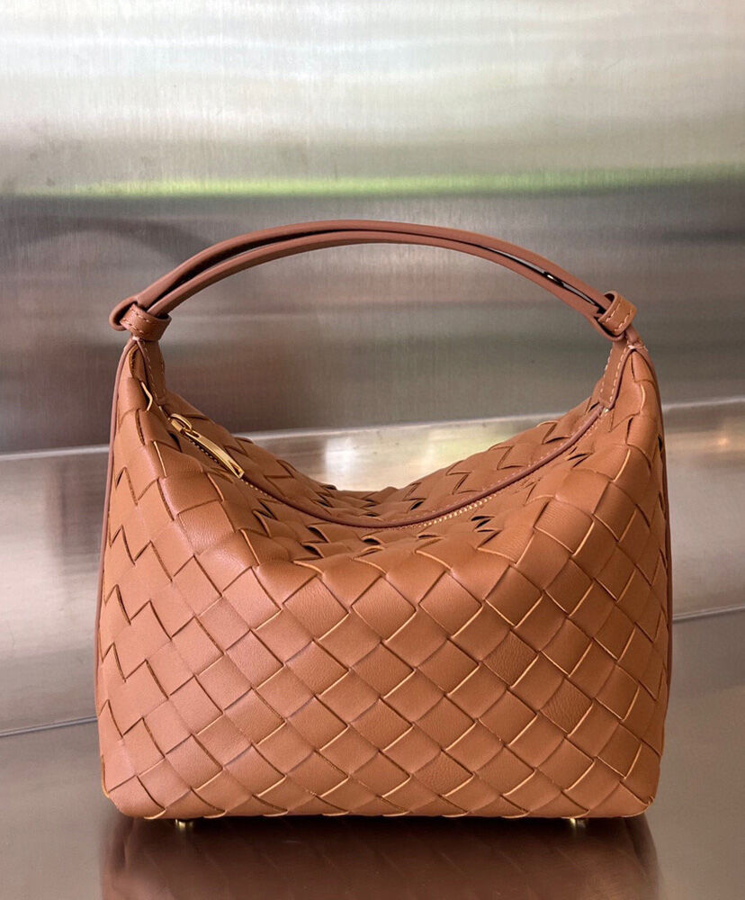 Mini Wallace Intrecciato Leather Tote