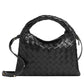 Mini Hop Intrecciato Leather Shoulder Bag