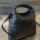 Mini Hop Intrecciato Leather Shoulder Bag
