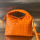 Mini Hop Intrecciato Leather Shoulder Bag