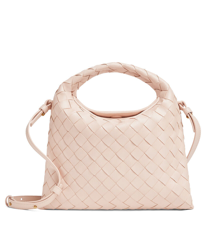 Mini Hop Intrecciato Leather Shoulder Bag