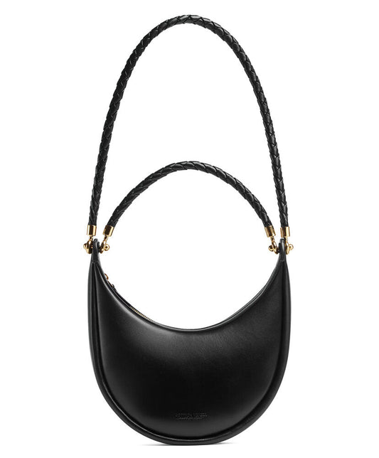 Hula Hoop Leather Shoulder Bag