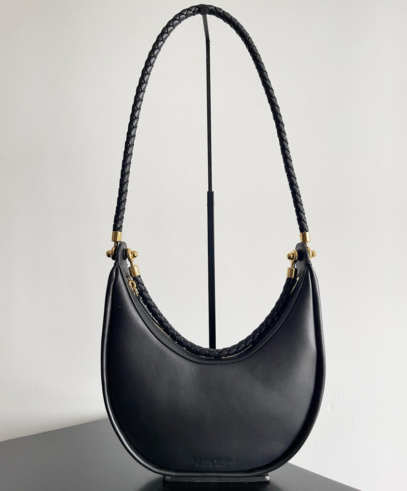 Hula Hoop Leather Shoulder Bag