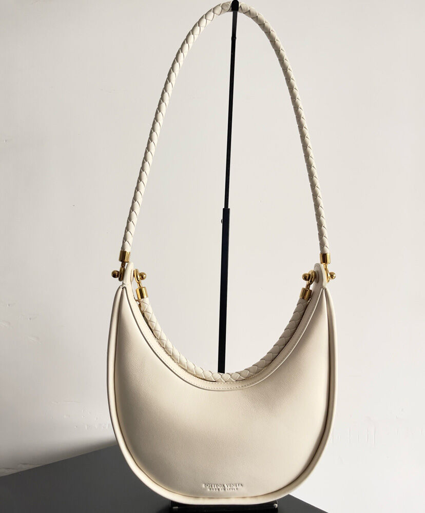 Hula Hoop Leather Shoulder Bag