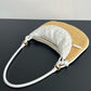 Gemelli Medium Intrecciato Leather And Raffia Shoulder Bag