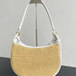 Gemelli Medium Intrecciato Leather And Raffia Shoulder Bag