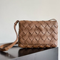 Large Diago Crossbody Bag in Intreccio Leather