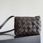 Large Diago Crossbody Bag in Intreccio Leather