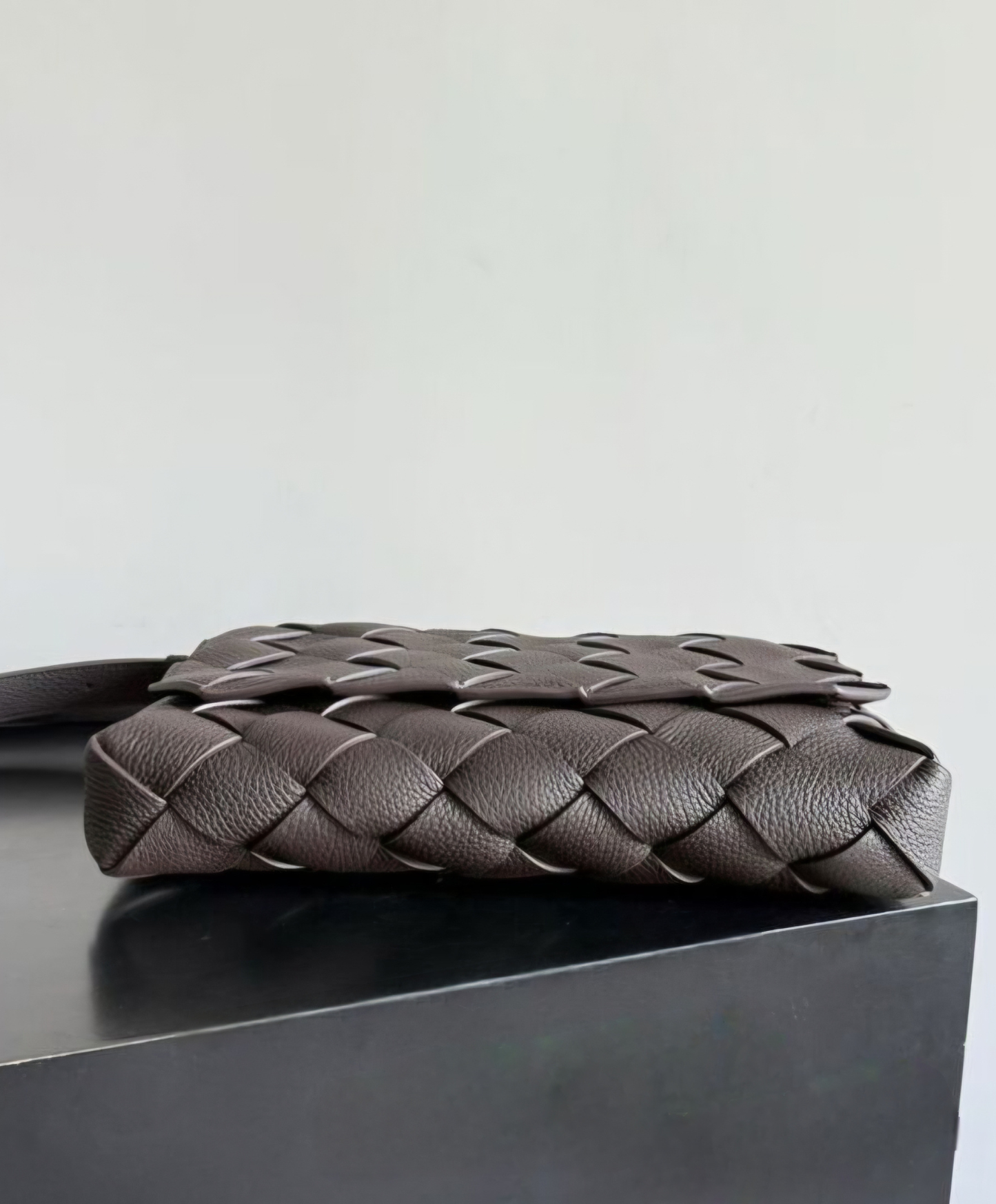 Large Diago Crossbody Bag in Intreccio Leather