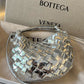 Sardine Mini Intrecciato Metallic Leather Shoulder Bag