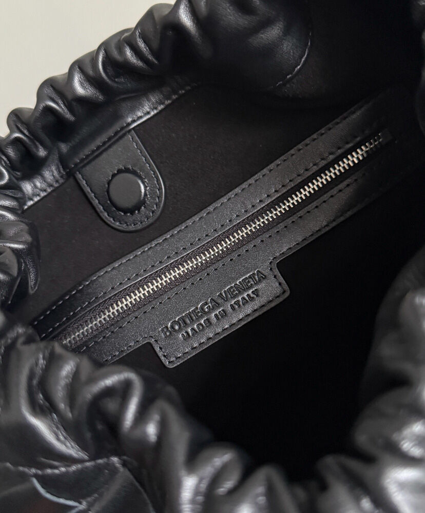Bucket Intrecciato Biblioteca Leather Shoulder Bag