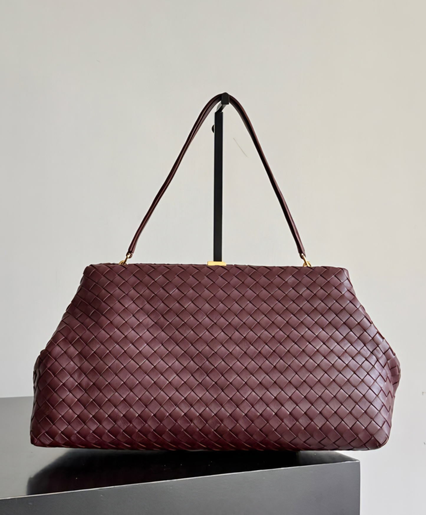 The 1998 Top-handle Bag In Intrecciato Leather