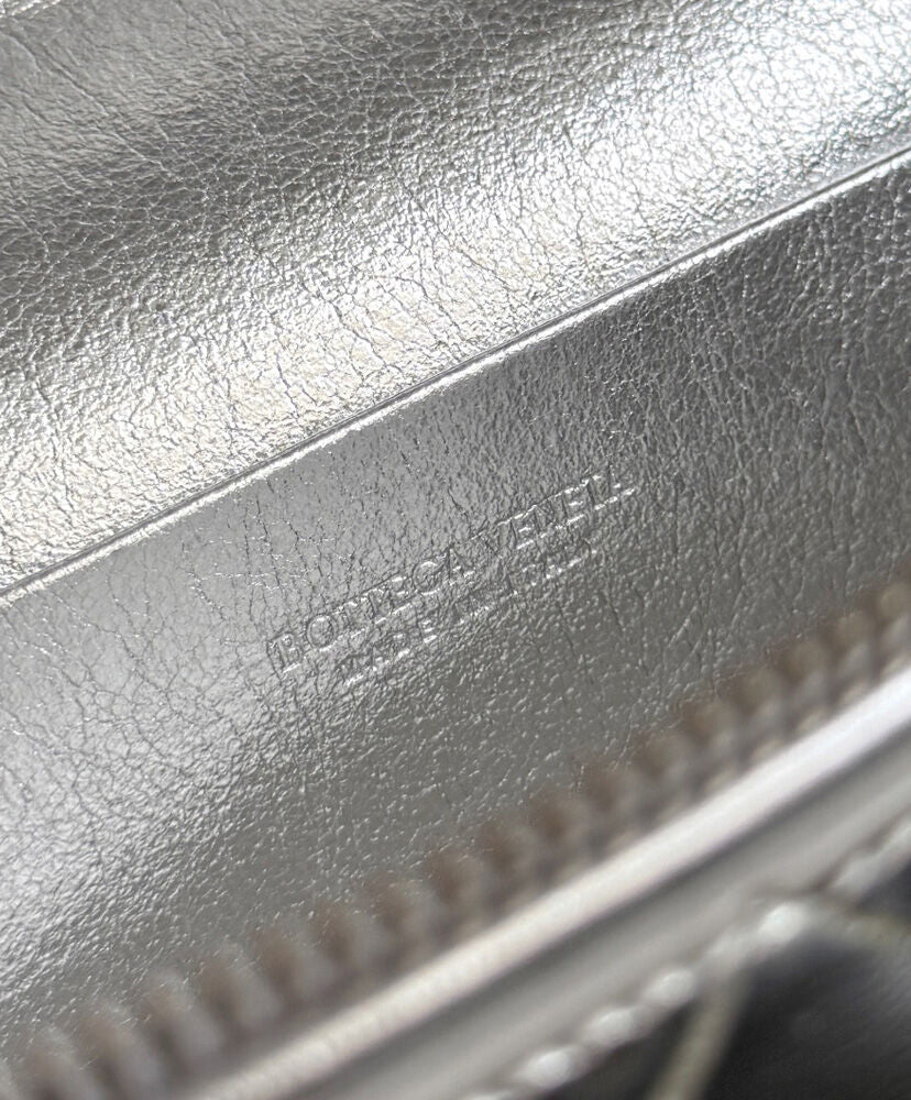 Bang Bang Vanity Case Bag in Laminated Intrecciato Leather