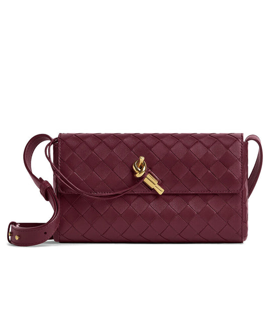 Andiamo Mini Intrecciato Leather Shoulder Bag