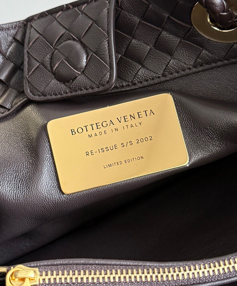 Brown Leather Basket Shoulder Bag