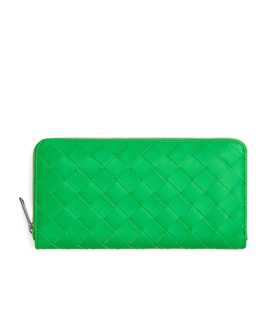 Intrecciato Zip Around Wallet