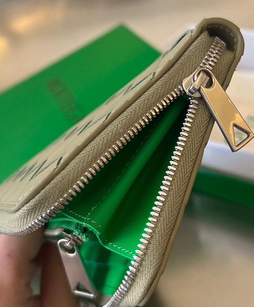 Intrecciato Zip Around Wallet