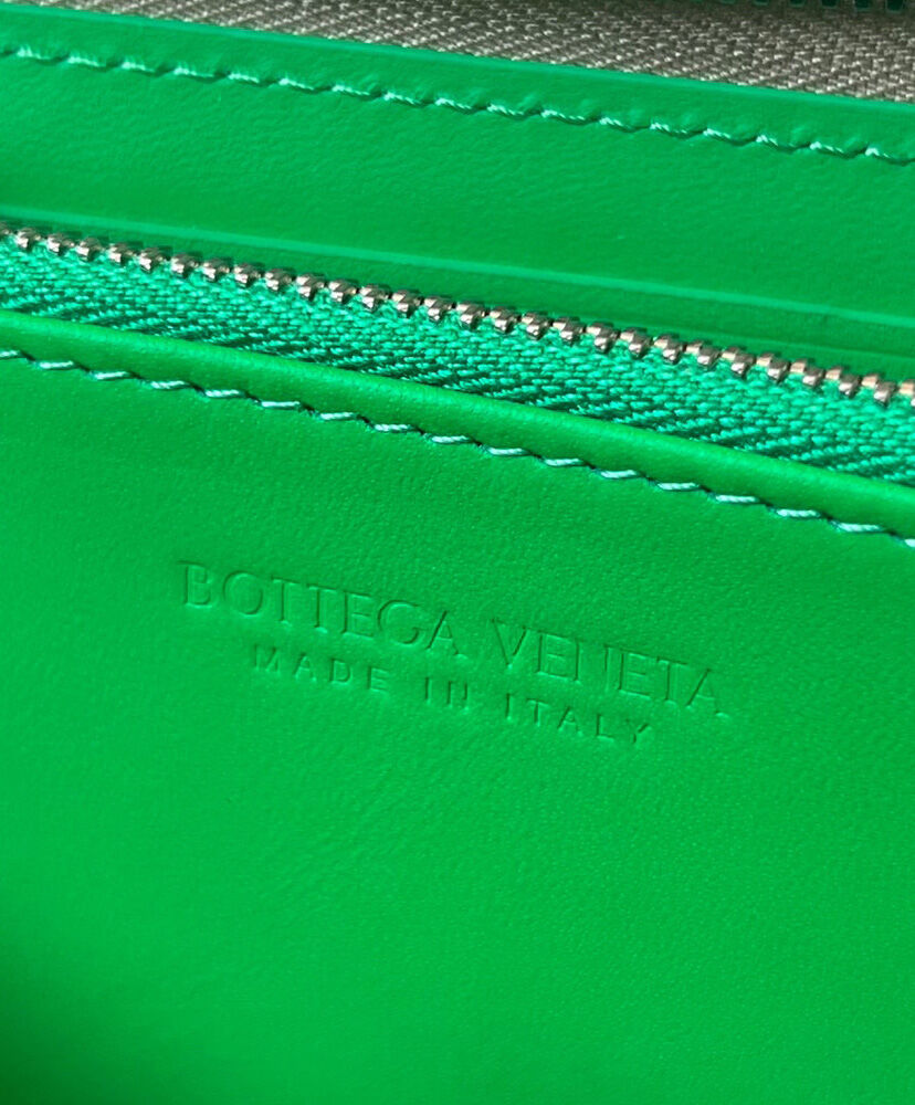 Intrecciato Zip Around Wallet