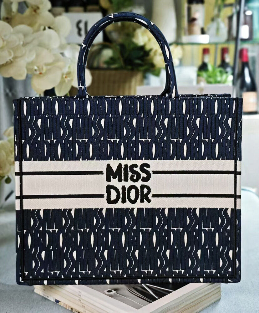 Large Dior Book Tote