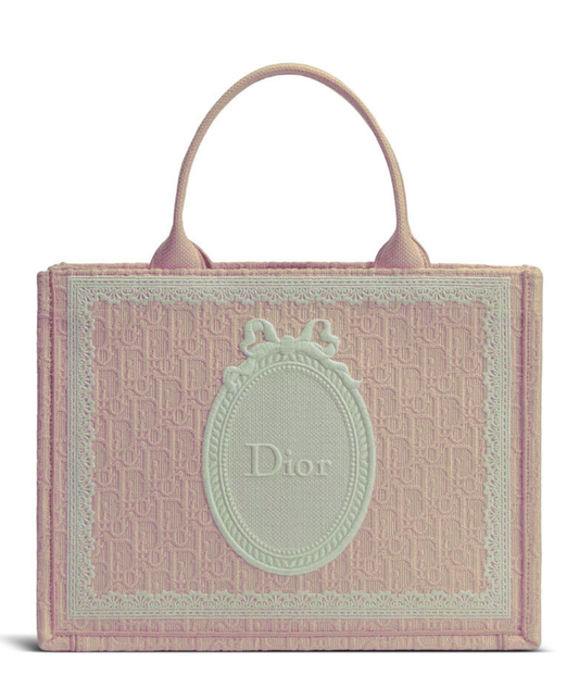 Dioramour Medium Dior Book Tote with Strap