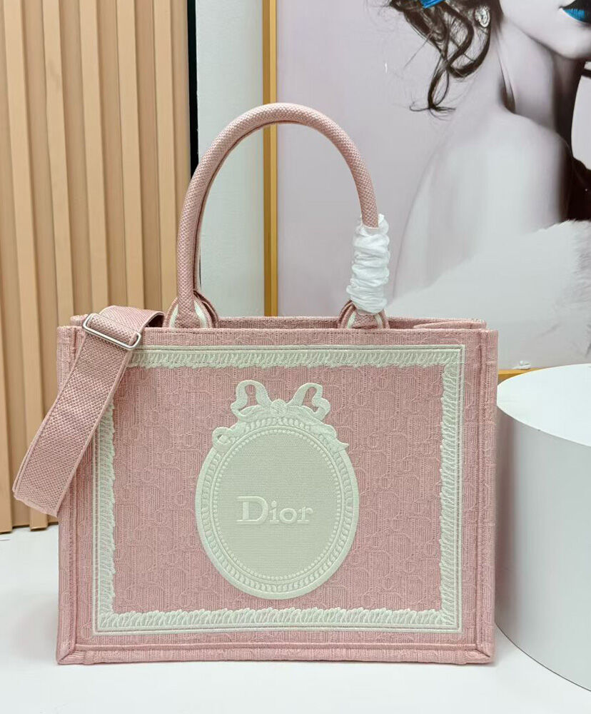 Dioramour Medium Dior Book Tote with Strap