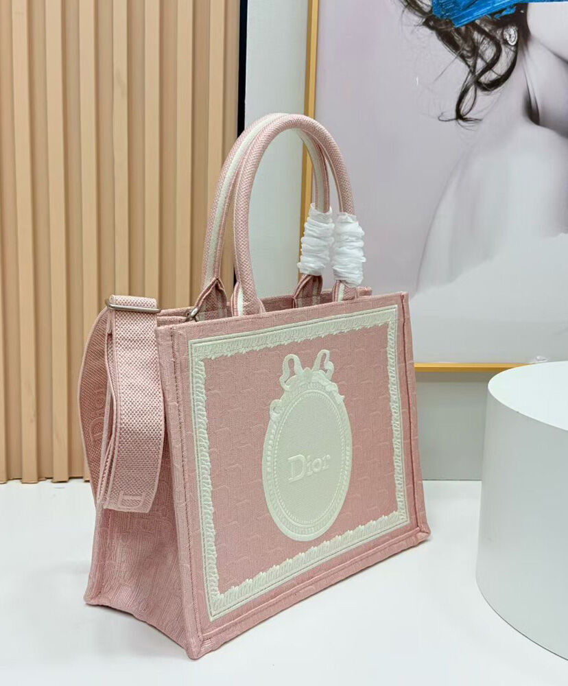 Dioramour Medium Dior Book Tote with Strap