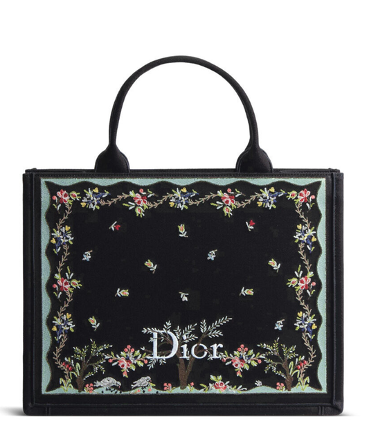 Dioramour Medium Dior Book Tote with Strap