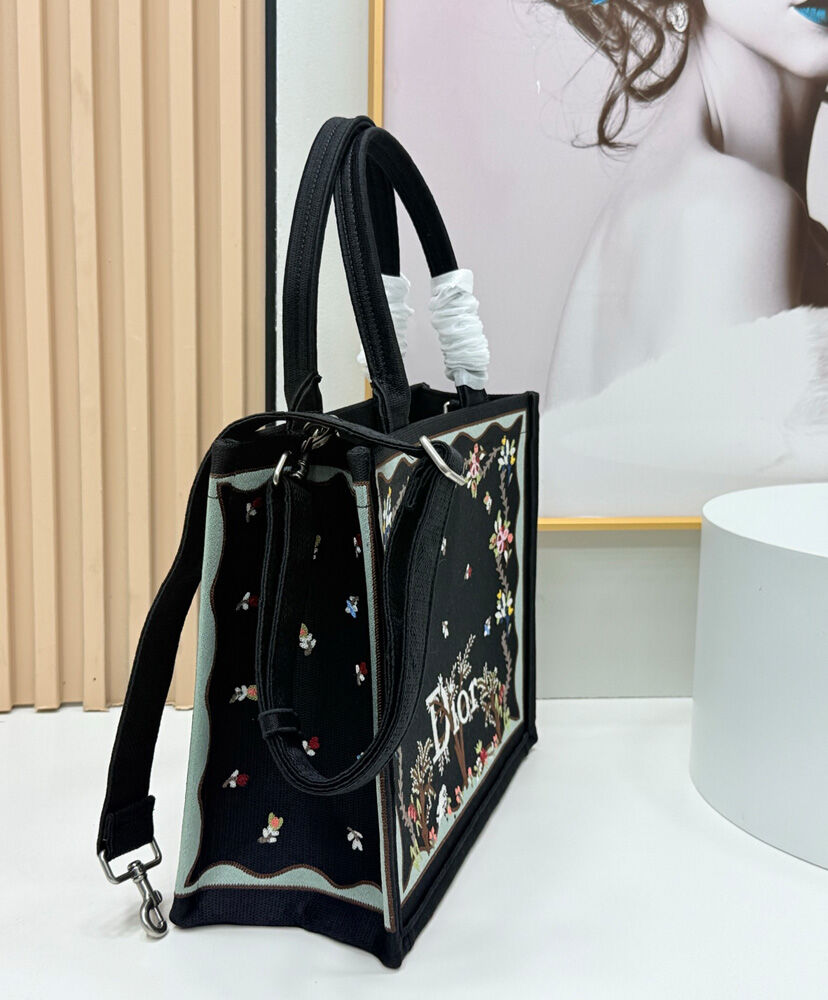 Dioramour Medium Dior Book Tote with Strap