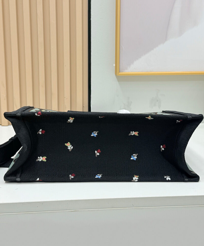 Dioramour Medium Dior Book Tote with Strap