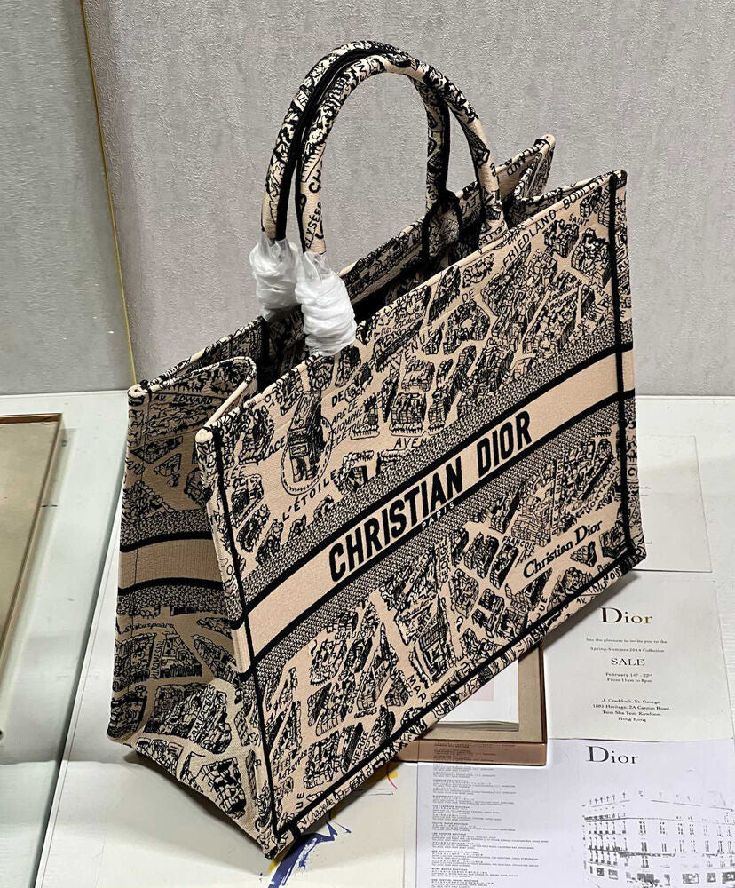 Large Dior Book Tote