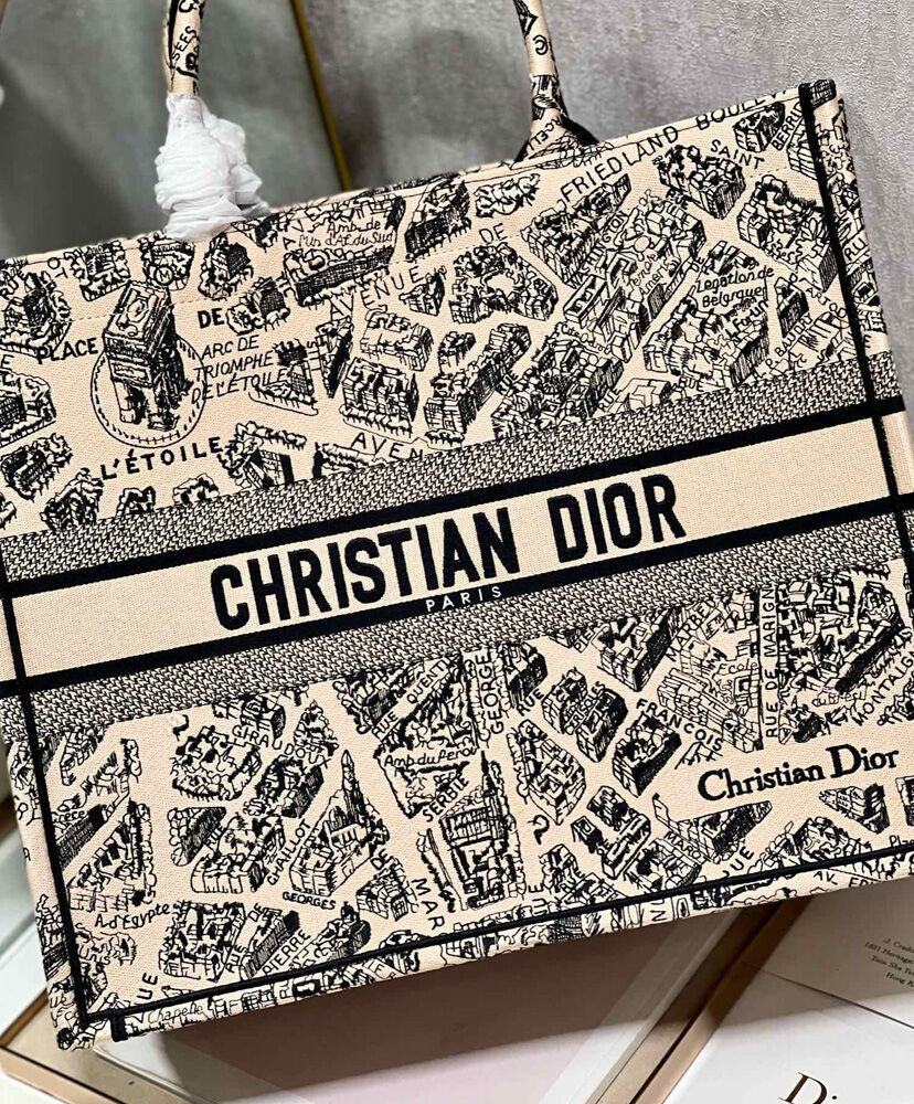 Large Dior Book Tote