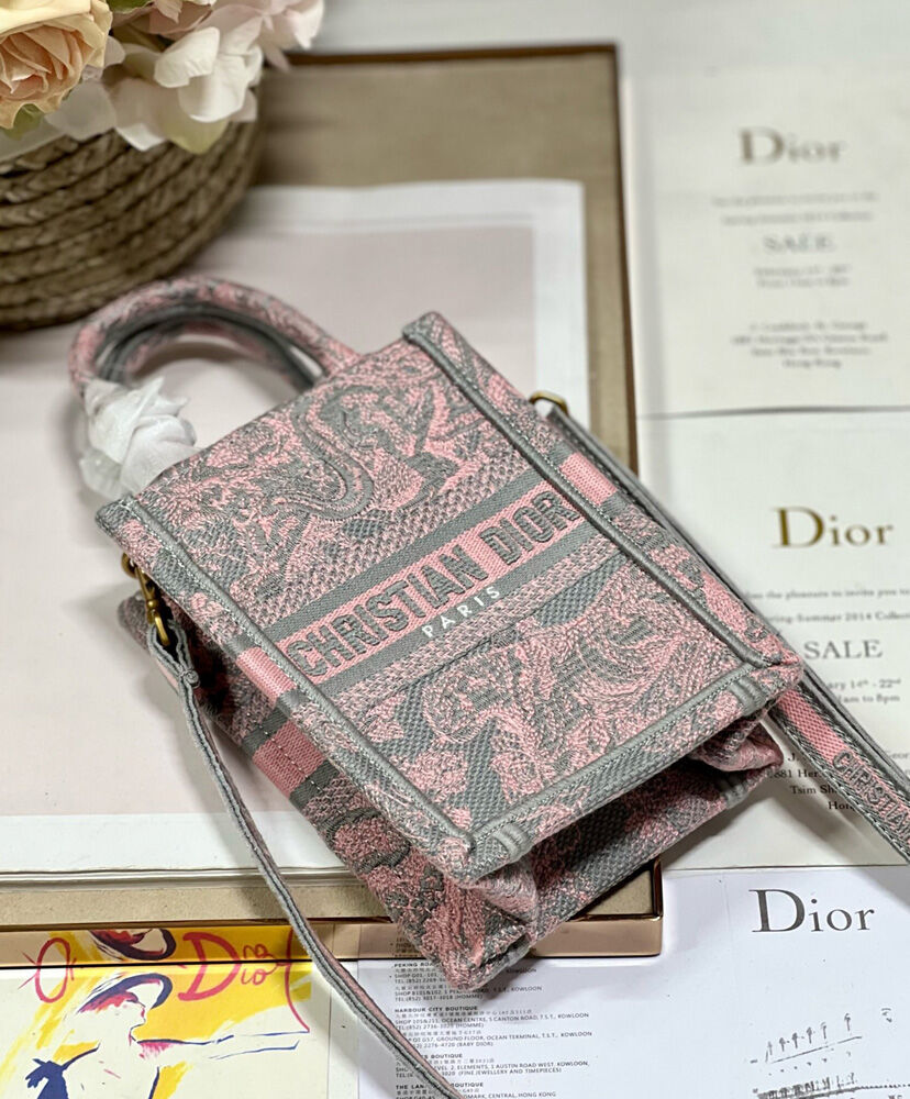 Mini Dioriviera Dior Book Tote Phone Bag