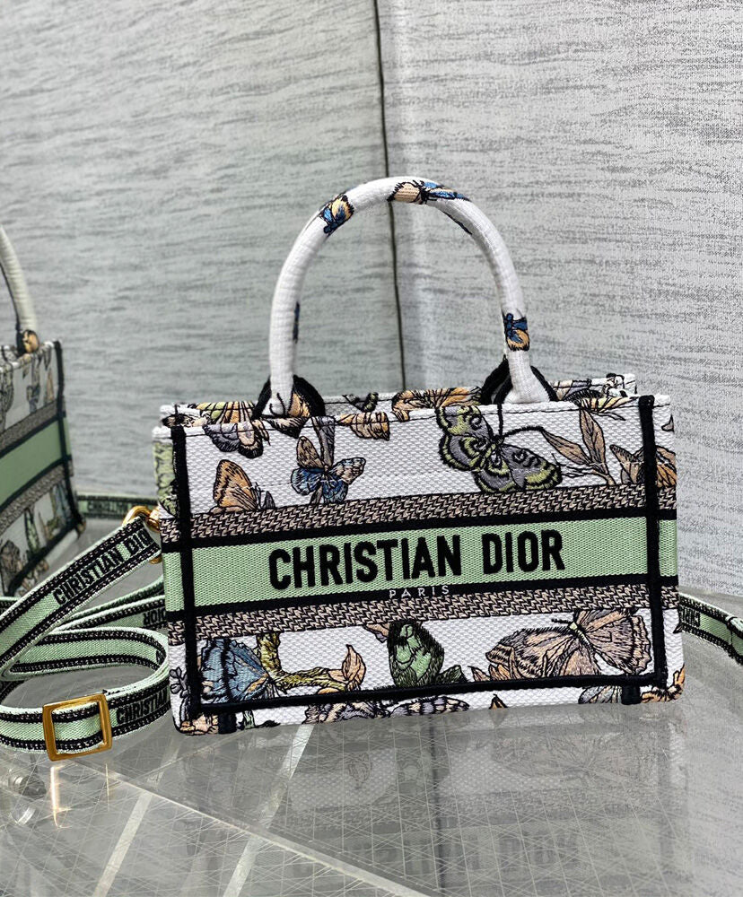 Mini Dior Book Tote with Strap