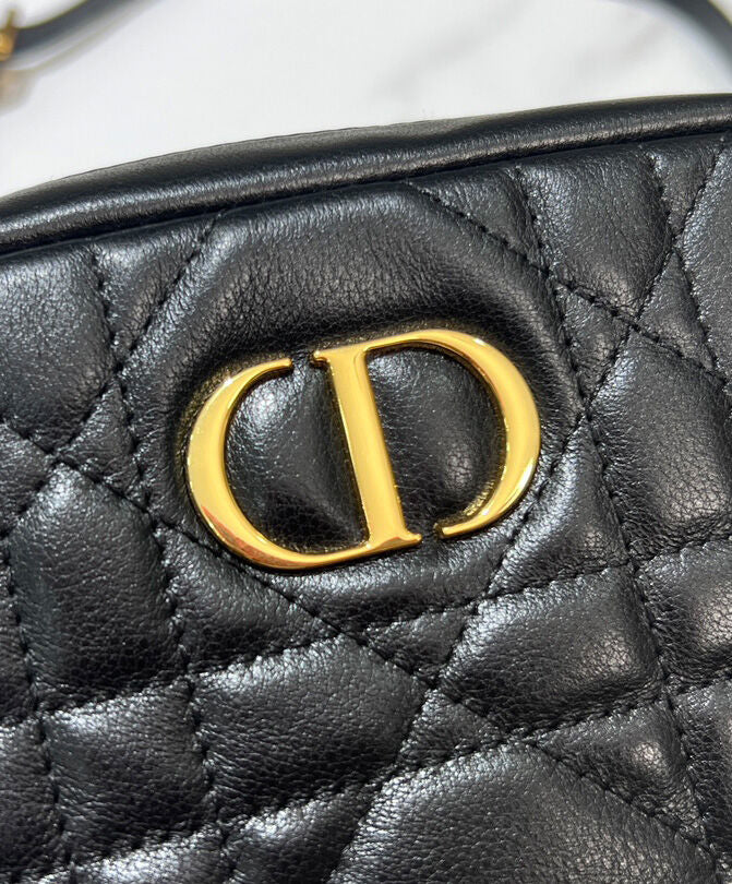 Small Dior Caro Top Handle Camera Bag