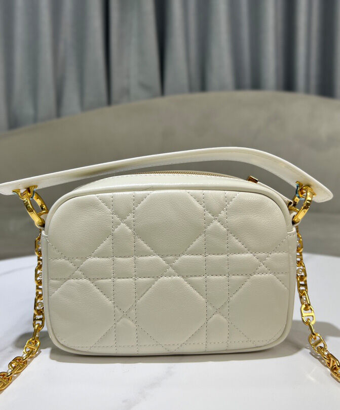 Small Dior Caro Top Handle Camera Bag