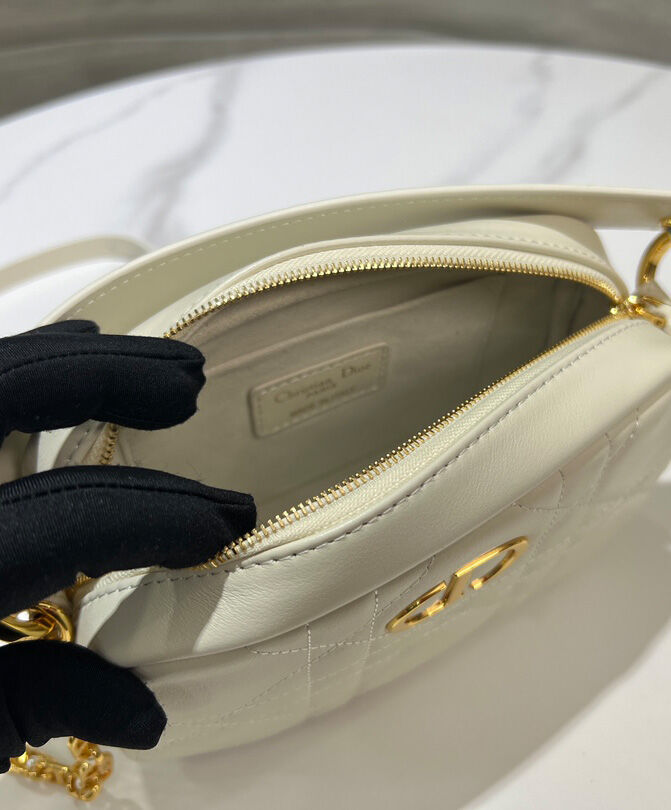 Small Dior Caro Top Handle Camera Bag