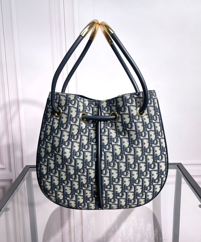 Blue Dior Oblique Jacquard