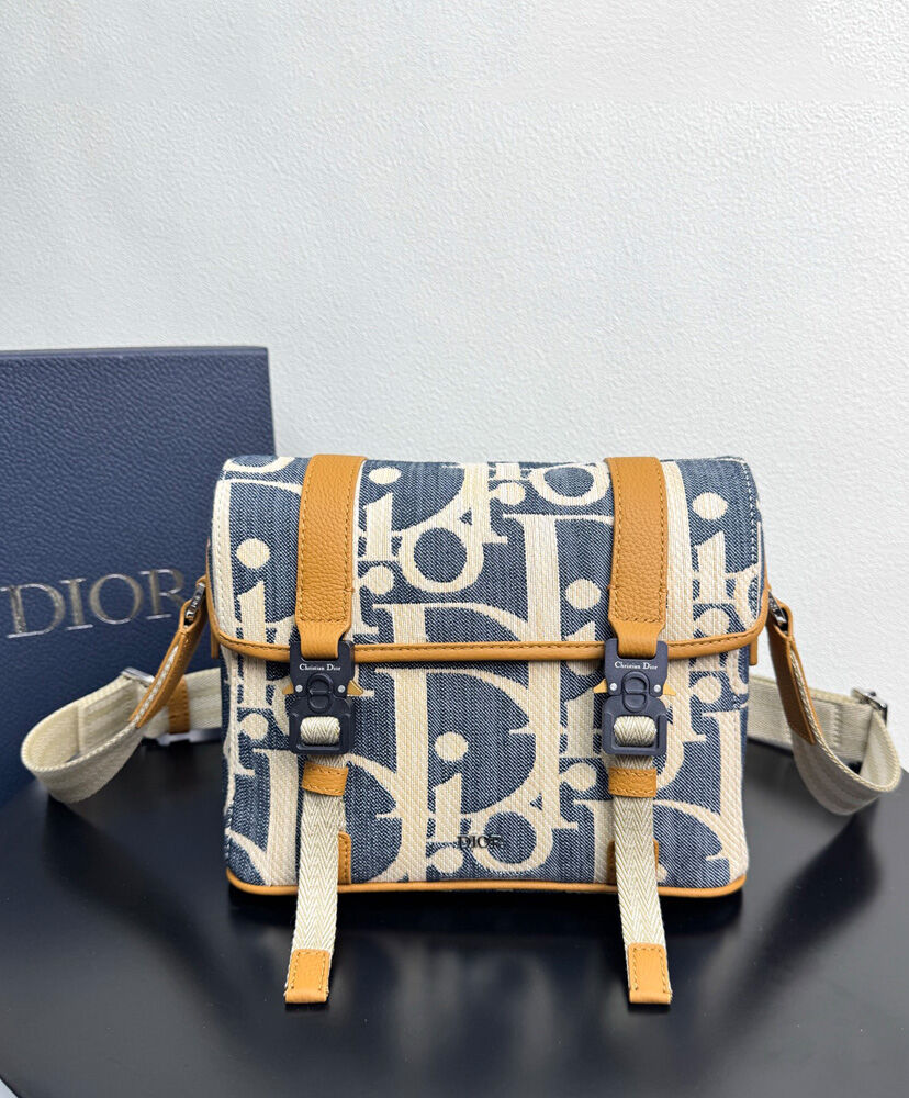 Dior Hit the Road Messenger Bag with Flap