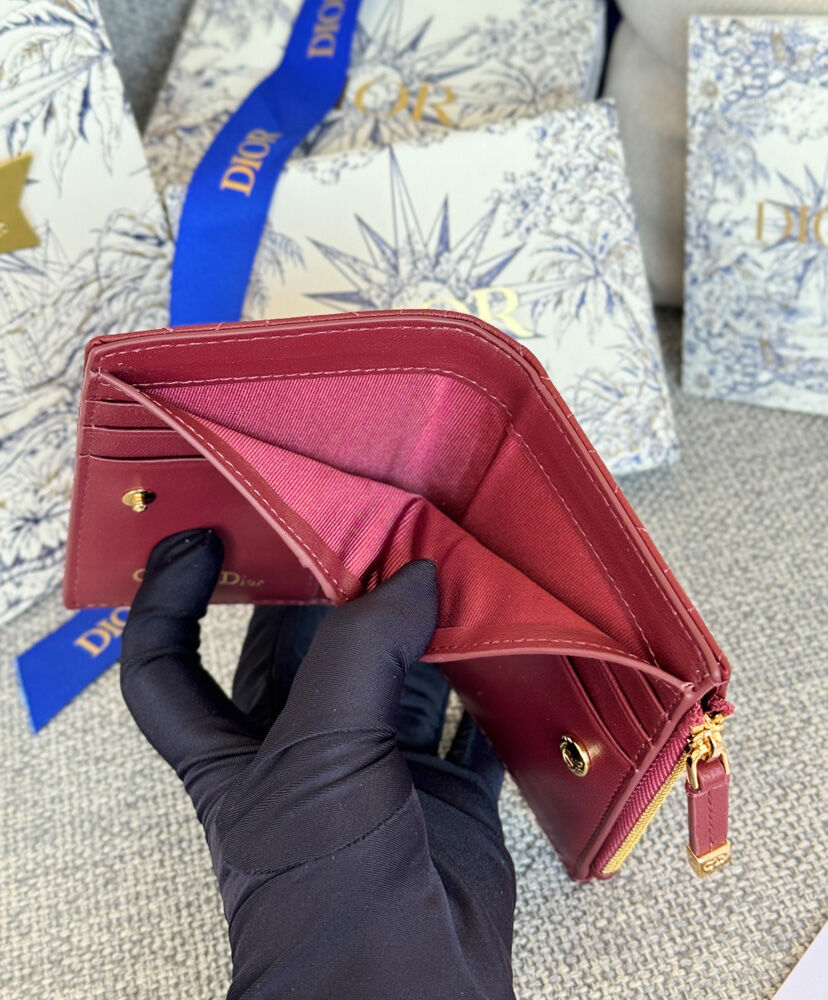 Dior Caro Dahlia Wallet