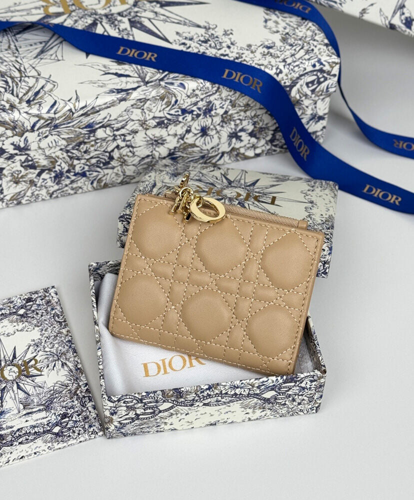 Lady Dior Dahlia Wallet