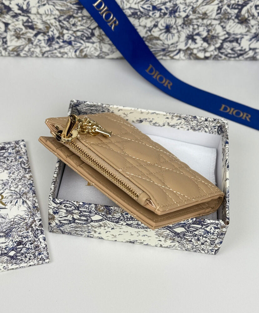 Lady Dior Dahlia Wallet