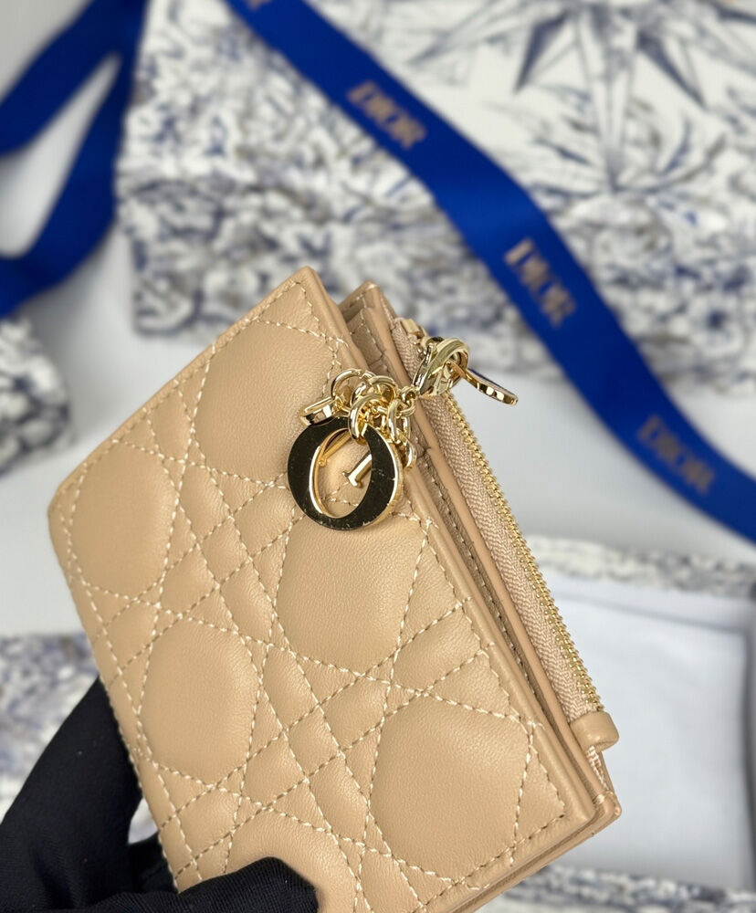 Lady Dior Dahlia Wallet