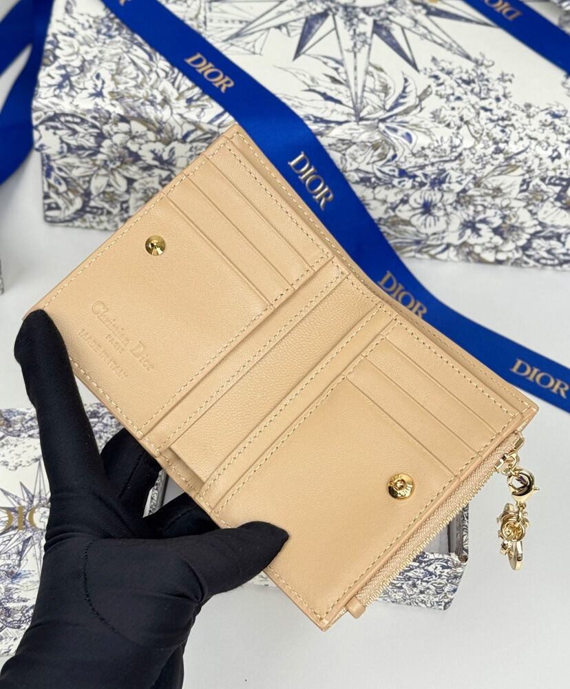 Lady Dior Dahlia Wallet