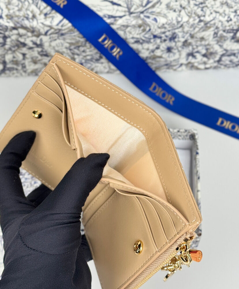 Lady Dior Dahlia Wallet