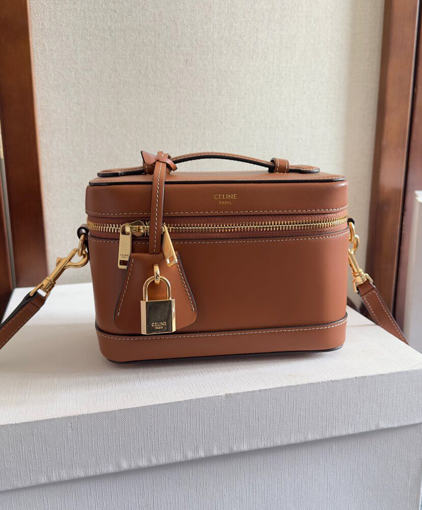 Celine Vanity In Natural Calfskin