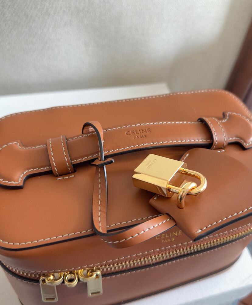 Celine Vanity In Natural Calfskin