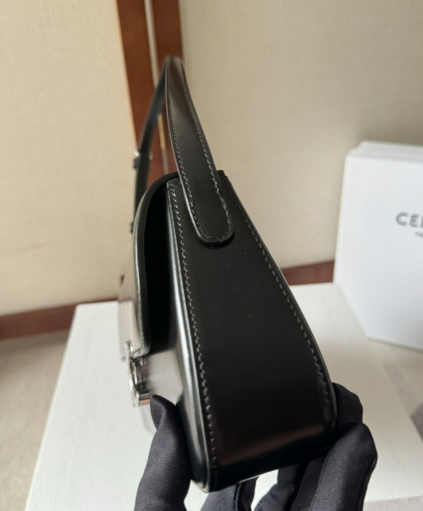 Medium Celine Lola Bag In Shiny Calfskin