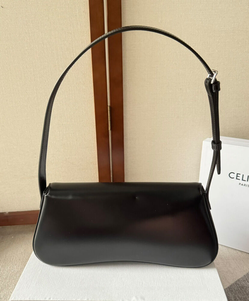 Medium Celine Lola Bag In Shiny Calfskin