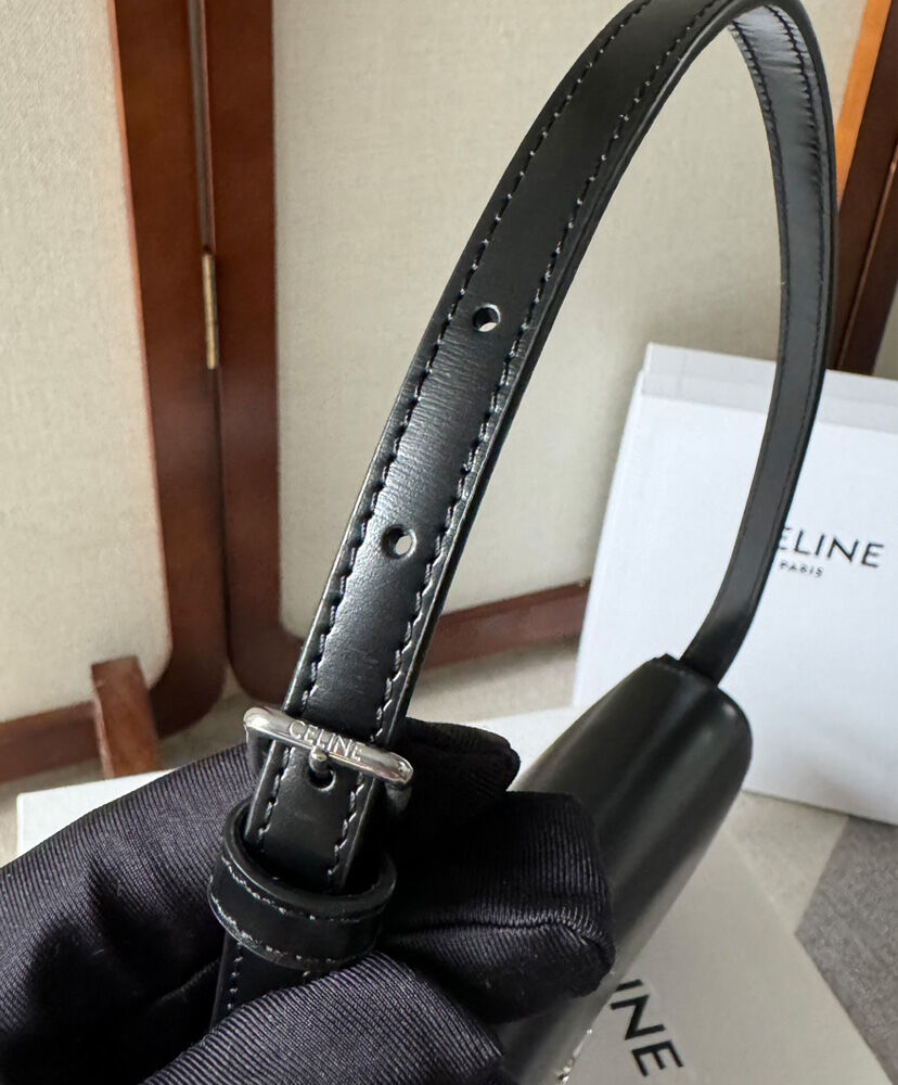 Medium Celine Lola Bag In Shiny Calfskin